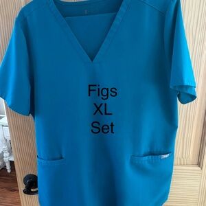 Figs Teal Scrub Set XL -Women’s